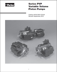 PVP Series Variable Volume Piston Pumps(Last years design codes)